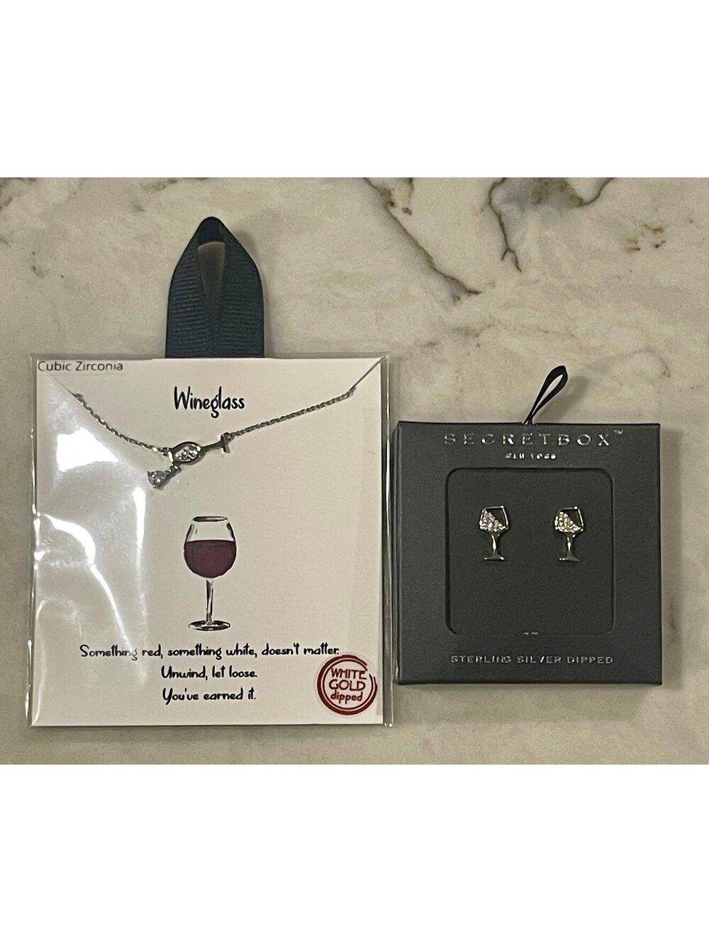 Necklace and matching earrings